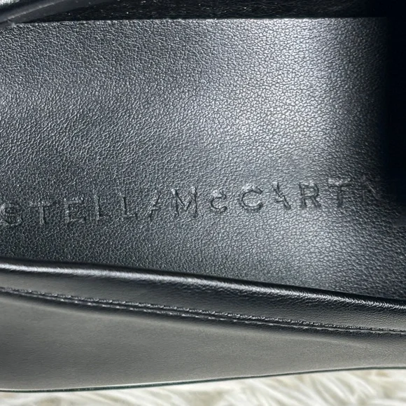 Stella McCartney Black Lace Loafers - Picture 8 of 9